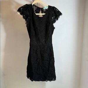 Filly Flair Black Lacey Dress